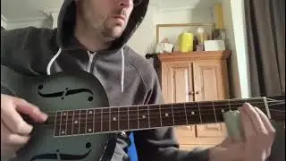 Diamond Bottlenecks Ultimate glass slide - Michael Messer Blues resonator guitar - Tom Rushen Blues
