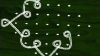 1 to 9 dots daily use simple sikku kolam 🌺