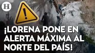 &iquest;Cu&aacute;l es la trayectoria de la Tormenta Tropical Lorena? Fuertes lluvias siguen en BCS y Sonora