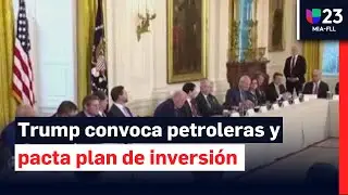 Los detalles de la reuni&oacute;n de Trump con ejecutivos petroleros de EEUU para invertir en Venezuela
