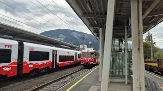 Durchfahrt des Sonder-Erlebniszug 16722 am 02.10.2025 in St. Johann in Tirol