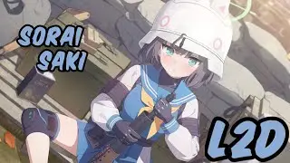 [Blue Archive] Sorai Saki L2D [ENG SUB]