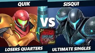 Coca-Cola Breakpoint Losers Quarters - quiK (Samus) Vs. NCE | sisqui (Dark Samus) SSBU Ultimate
