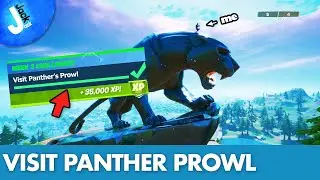 Visit Panther's Prowl Challenge - Fortnite Season 4 Week 3 Challenges (Panther Prowl Map Location)