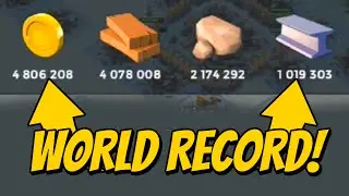 OVER 12 MILLION LOOT RAID + 242% RR! (Boom Beach World Record!) Gameplay And Attack Strategy!