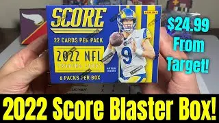 2022 Score Football Blaster Box Opening! 132 Cards Per Box With 1 Guaranteed #'d Card! $25 Per Box!