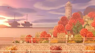 Touring My Finished Autumnal Towncore Island | ACNH | Island-tour