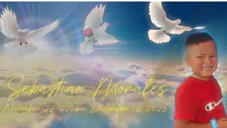 Celebrando la vida de Sebastian Morales 🕊️ #volveracasa 