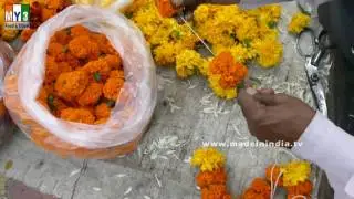 FLOWER MALA MAKING | CHEMBUR | Mumbai Streets | Maharashtra