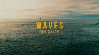 WAVES | FUJI X100V BEACH STREET PHOTOGRAPHY