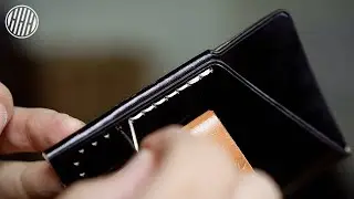 Изготовление визитницы | Кожаное ремесло ASMR