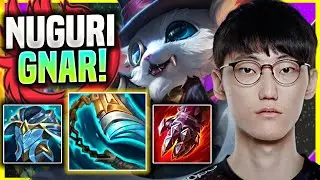 NUGURI IS A MONSTER WITH GNAR! - FPX Nuguri Plays Gnar Top vs Ornn! | Season 11