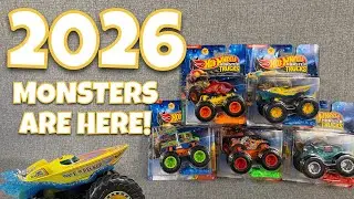 2026 HOTWHEELS MONSTER TRUCKS FIRST LOOK!!