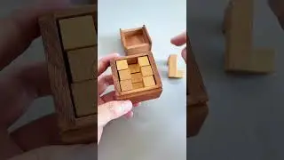 Сможете ли вы поместить четыре деревянных бруска в коробку? #Головоломки #IQ #iqtest