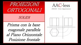 Prisma a base esagonale parallela al PO - posizione frontale
