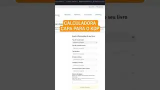 Cover calculator for KDP #booklayout #kdp #amazon