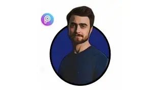 PicsArt Tutorial ||Cartoon Portrait Logo||Cara edit Foto Keren Di PicsArt