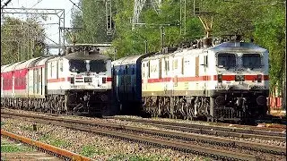 Evening High Speed Actions | Rajdhani gang and Gatimaan Express | 47 years Mumbai Rajdhani