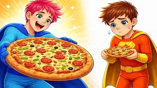 Big Pizza vs Small Pizza! 😂🍕 | Ethan Brooks Laughs as Jack Miller Feels Left Out | Fun Animation