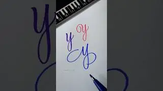 #calligraphy #shorts #calligraphyalphabets #brushpencalligraphy #calligraphytutorial #pentelbrushpen