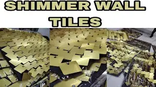Shimmer wall | sequin wall | backdrop wall panel | a bit different interiors