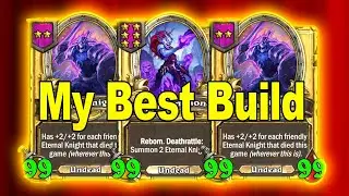 My Best Eternal Knight Build At Season 4! | Christian Hearthstone Battlegrounds