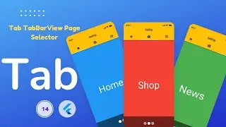 Flutter Tab Tabbar TabbarView - Flutter Tutorial 14