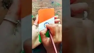 Indian flag painting on glass | 🇮🇳 art | independence day glass art | Happy independence Day