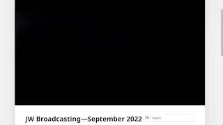 September JW Broadcasting Review