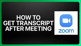 How To Get Zoom Transcript After Meeting Tutorial