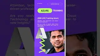 Join Azure Training and Master Cloud Skills. #tutorial #dynamics365 #microsoft #azure