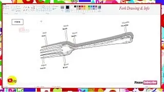 Fork Drawing & Info | LearnByArts