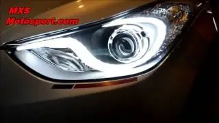 V627 Projector Headlights Hyundai elantra by Mxsmotosport