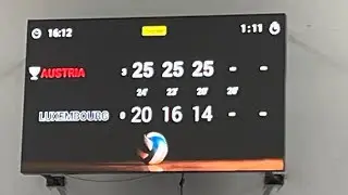 2025-01-08 European Qualification U18m AUT vs LUX #volleyball #highlights #sports #spike #volley