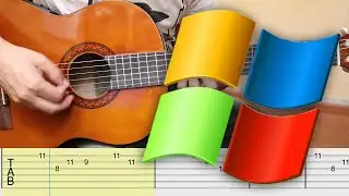 Windows XP Startup and Shutdown Sound / Guitarra Tutorial