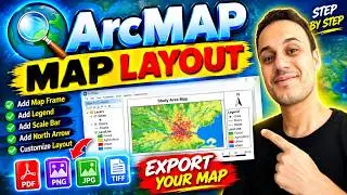 How to Create a Professional Map Layout in ArcMap (2025)