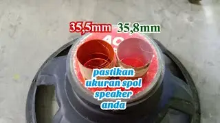 ukuran spol speaker 12inc acr