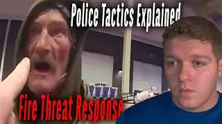 How Police Handle Dangerous Fire Threat: Smart Tactics Breakdown | a1saysome reaction