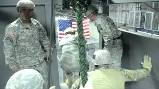 A Co. 1-19th Special Forces Group Fast-Rope Insertion, Extraction System (FRIES) training.