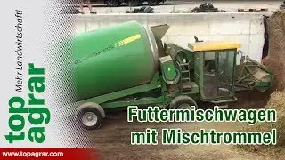 Futtermischwagen mit Mischtrommel