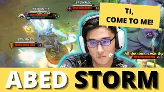 EG. ABED STORM  IS NOW READY FOR TI - DOTA2 7.29 GAMEPLAY
