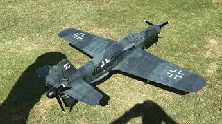 Dornier 335 R/C Electric powered fight 10-17-21...Blackhorse Model
