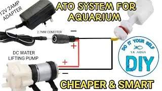 How To Auto Fill Water In Aquarium | Tamil | SK Aqua | SK Aquatic |  ATO |