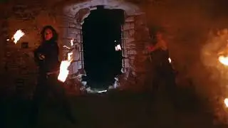 Andy and Dawn Fire Partner Poi Duo