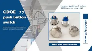 anti vandal push button switch 22mm 25mm Metal ip65 | CDOE Push button Manufacturer