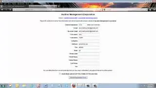 Auction Management Corporation How to Register to Bid Online