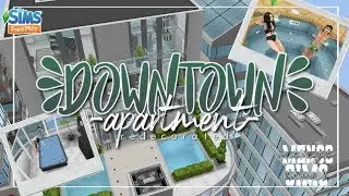 DOWNTOWN APARTMENT 🏢 REDECORATED | The Sims FreePlay