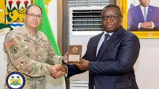 News Update: President Julius Maada Bio Receives Michigan National Guard Delegation From USA