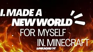 I Made a New Minecraft SMP for myself #Season 1 #Episode 1 😁
