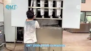 OMT 1000kg/day Cube Ice Machine